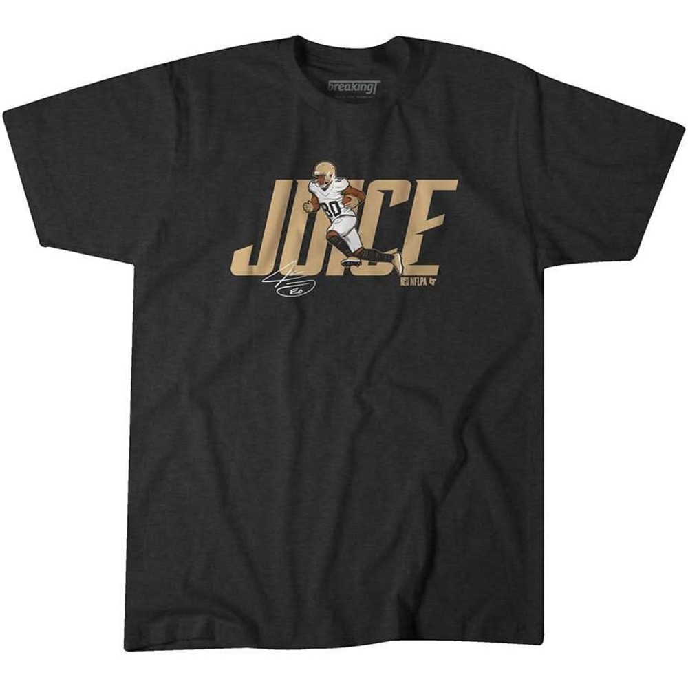 BreakingT Jarvis‎ Landry Juice Steelers NFLPA Black Graphic T-Shirt Mens